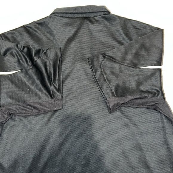 Black Nike SphereDry Wake Forest Demon Deacons Golf Polo Polyester BigMan Shirt - Picture 4 of 4